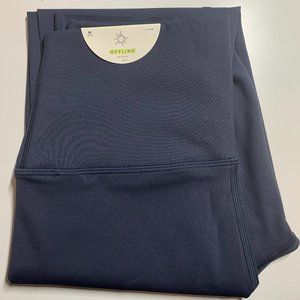 Aerie Offline Goals 7/8 Leggings - Navy - M